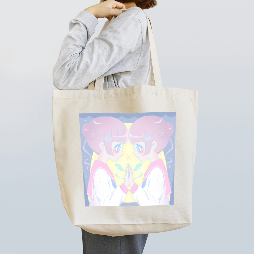 天の河ちゃるんの鏡の魔法、 Tote Bag