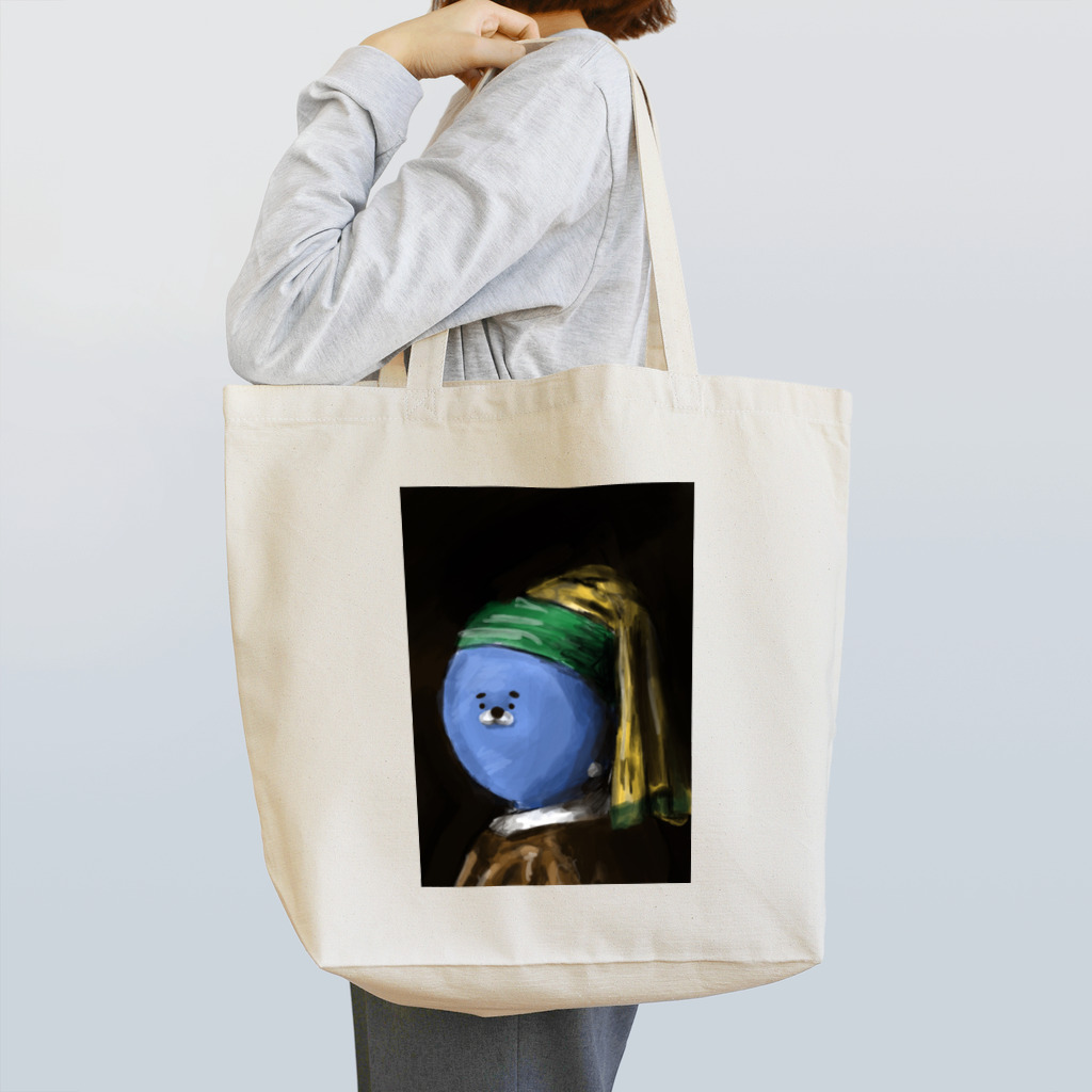 マラカスの真珠耳飾りのアザラシ Tote Bag