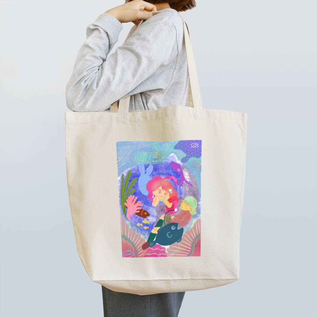 もふおみのマーメイド Tote Bag