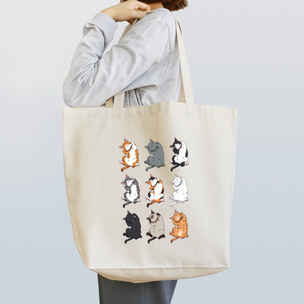 香山のヘソ天猫 トートバッグ