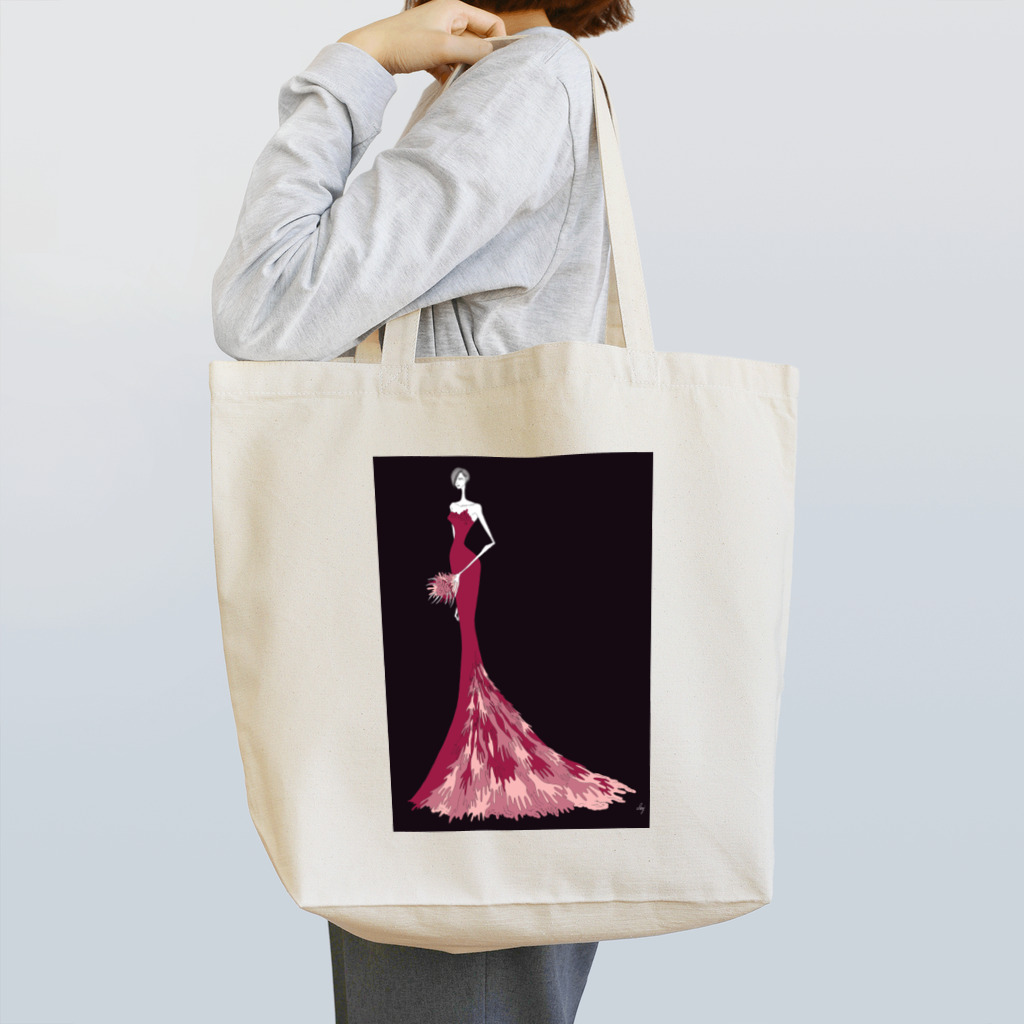 Ioristyleの赤の花嫁 Tote Bag