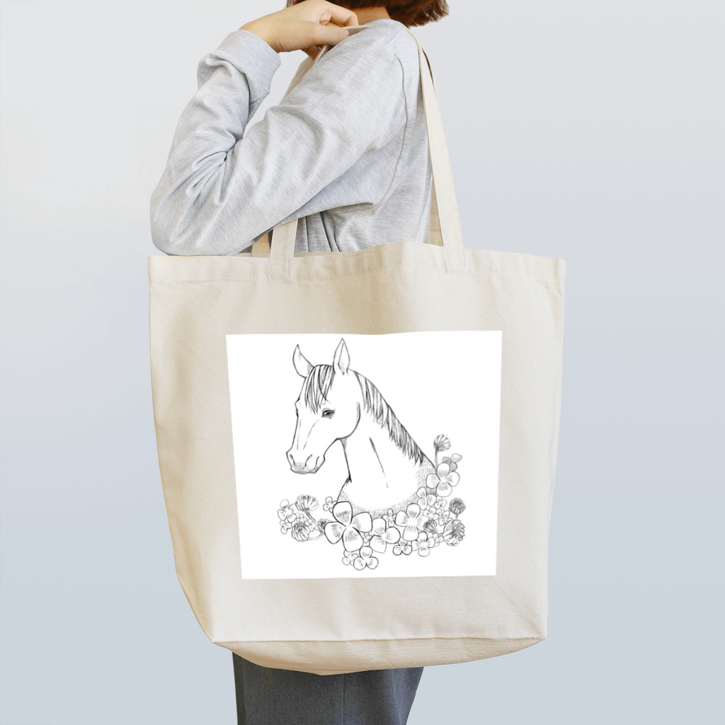 Spring.R  スプリングロールの馬とクローバー Tote Bag