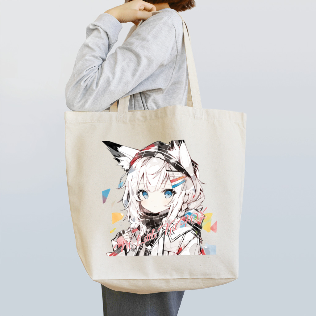 みゆみん@YouTuber ／M|Little Kit Foxの狐娘っ!! トートバッグ Tote Bag