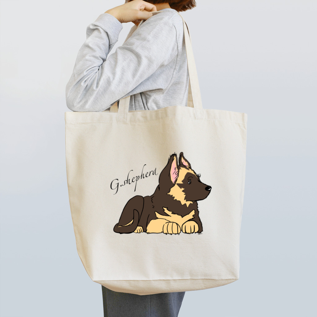 Chinagiのパピーシェパード Tote Bag