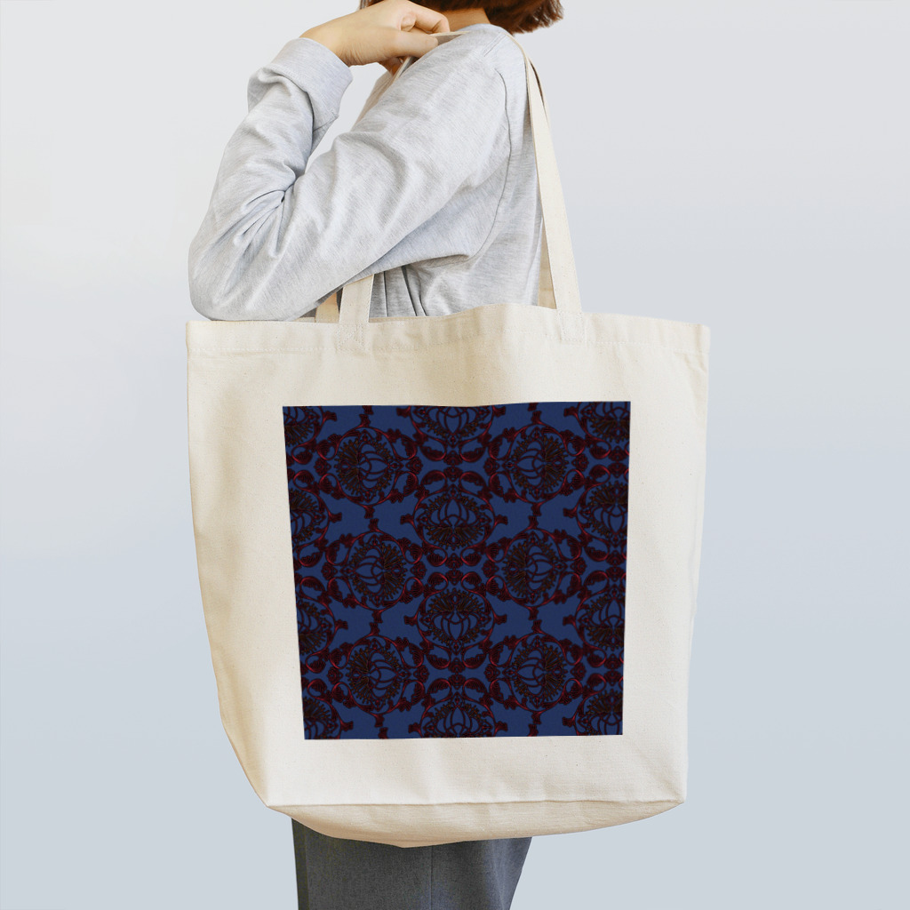 □二◯八(カクニマルハチ)の花柄b Tote Bag