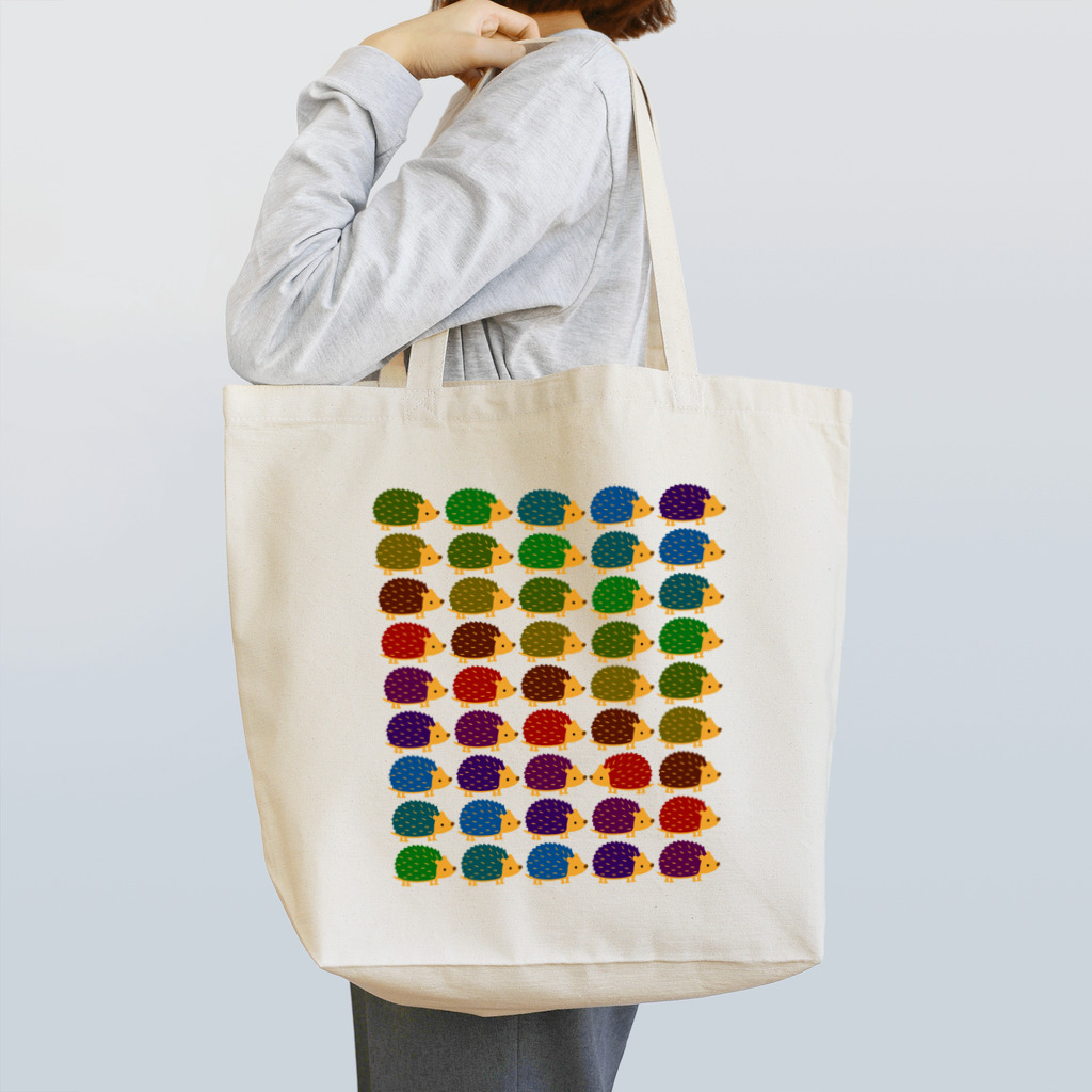 ふるかのラクガキのカラフルハリネズミ Tote Bag