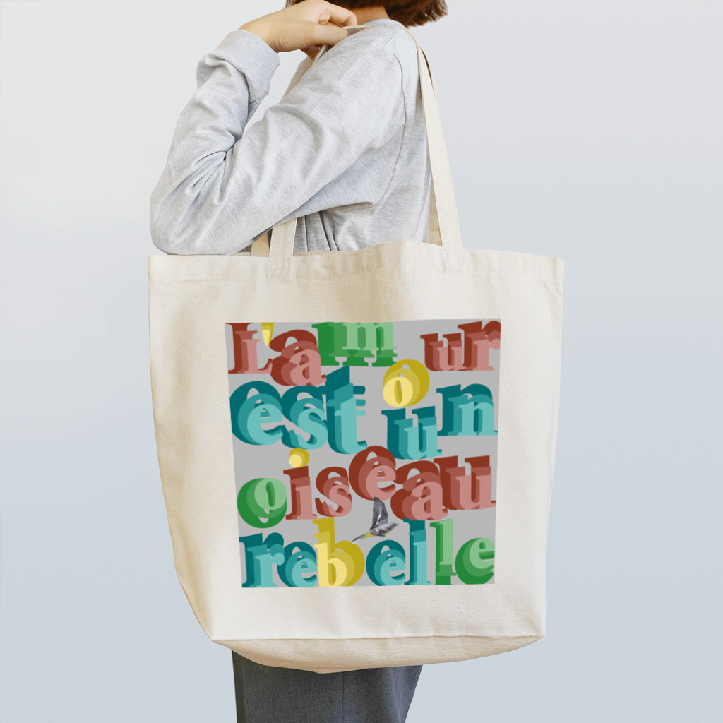 MoVのハバネラ　【フランス語】 キセキレイ Tote Bag