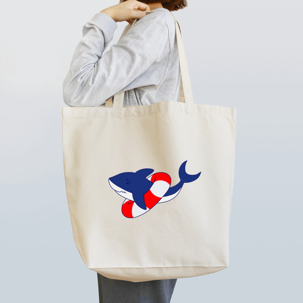 kazukiboxのサメくんは、泳げない。 Tote Bag