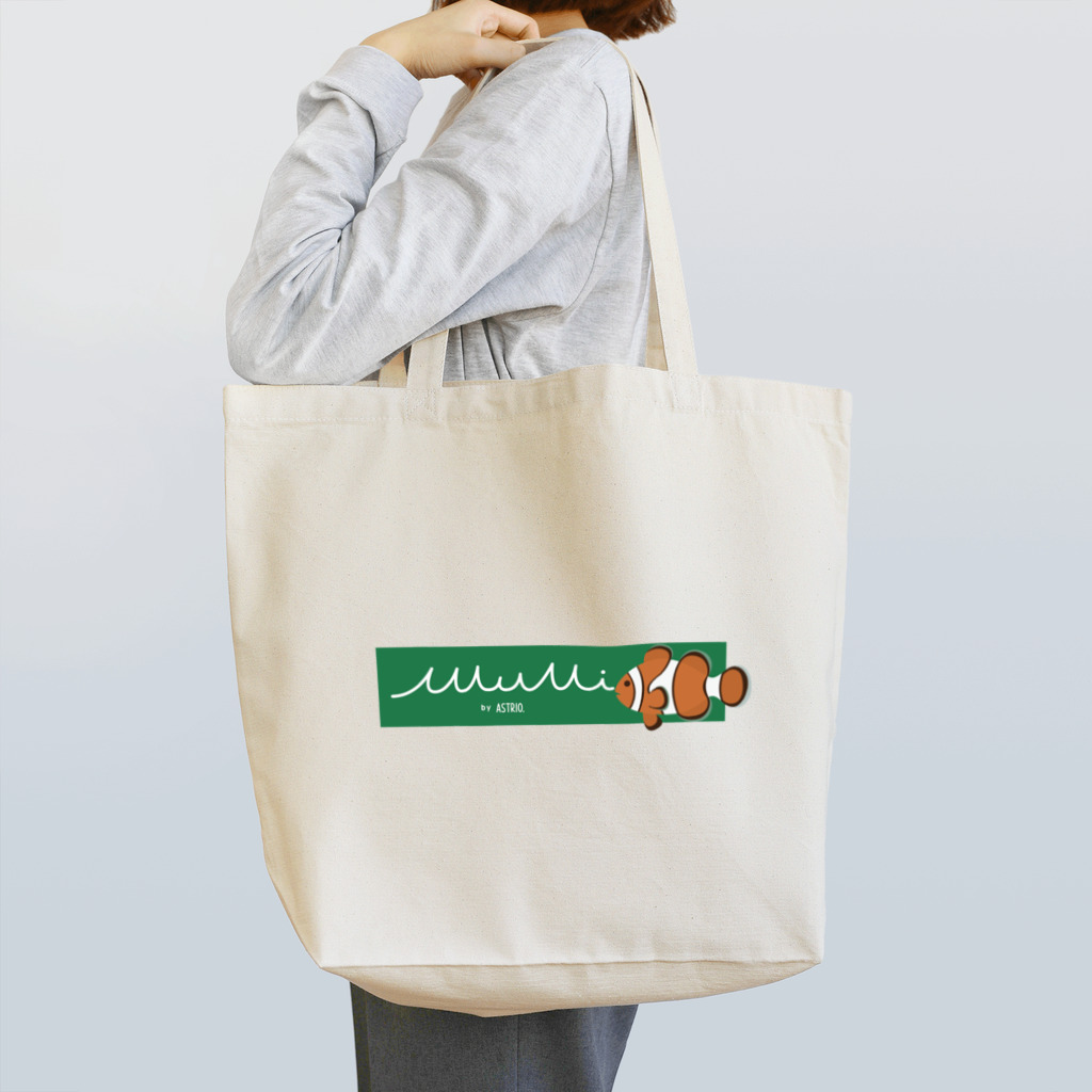 Astrio SUZURI店のバナーロゴ+カクレクマノミ Tote Bag