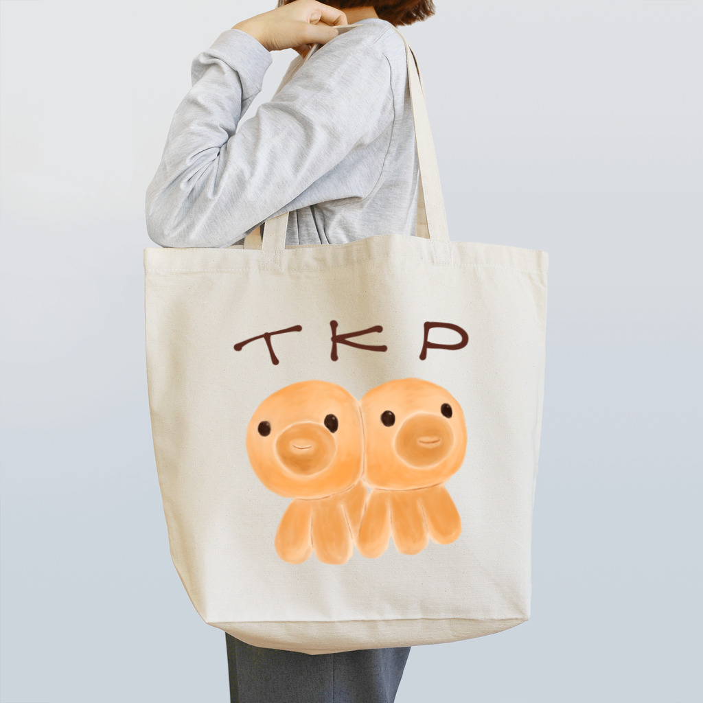 しましま製作所のたこぱん屋さん Tote Bag