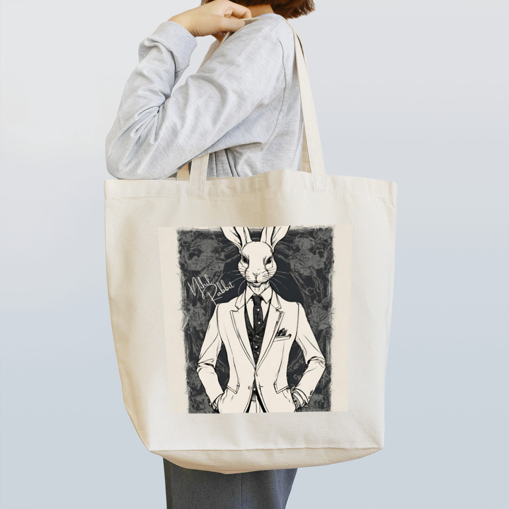 ニヒルうさぎ屋さんのニヒルうさぎ Ⅲ Tote Bag