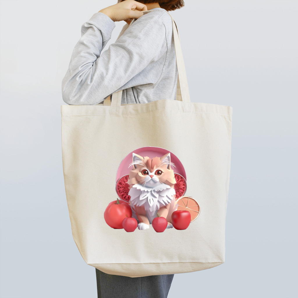 uncle-Toshiの果物と子猫 Tote Bag