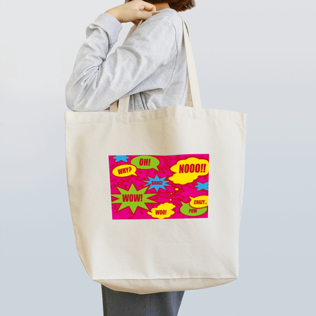 フォーヴァのコミックPINK Tote Bag