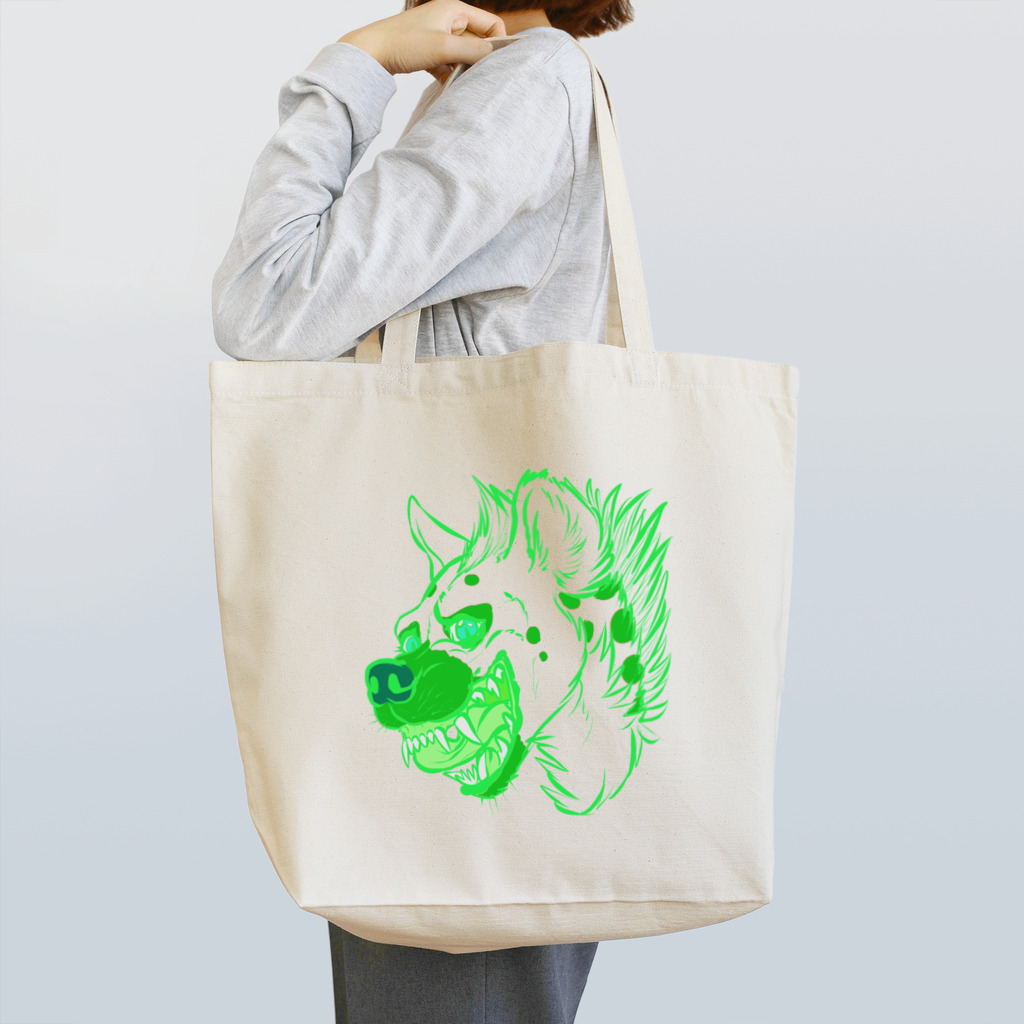 はやゆーのgreen Hyena Tote Bag