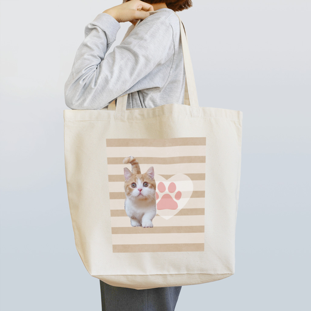 ねこねこ王国のほっこりにゃ猫トラちゃん２ Tote Bag