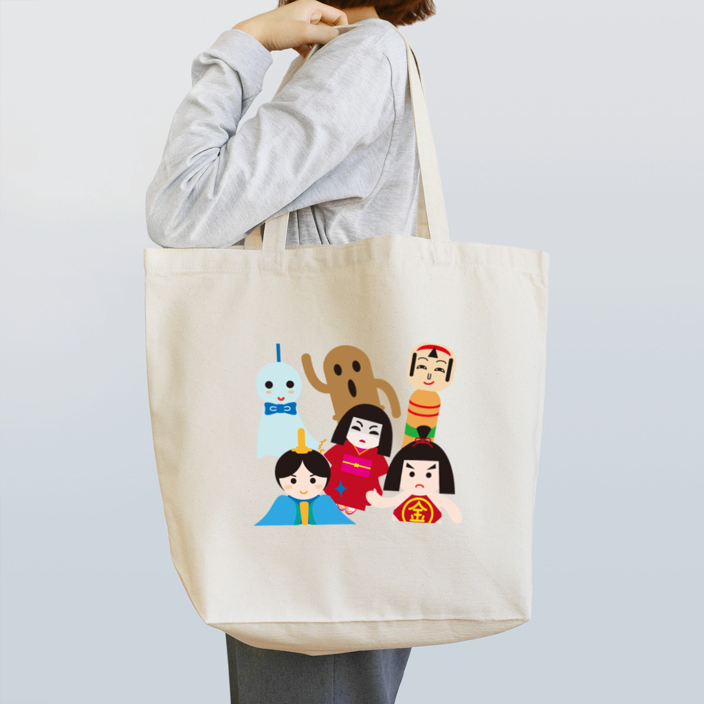 フォーヴァの日本の人形ALL－hina doll and dolls of the world－お雛はんと世界の人形たち－ Tote Bag