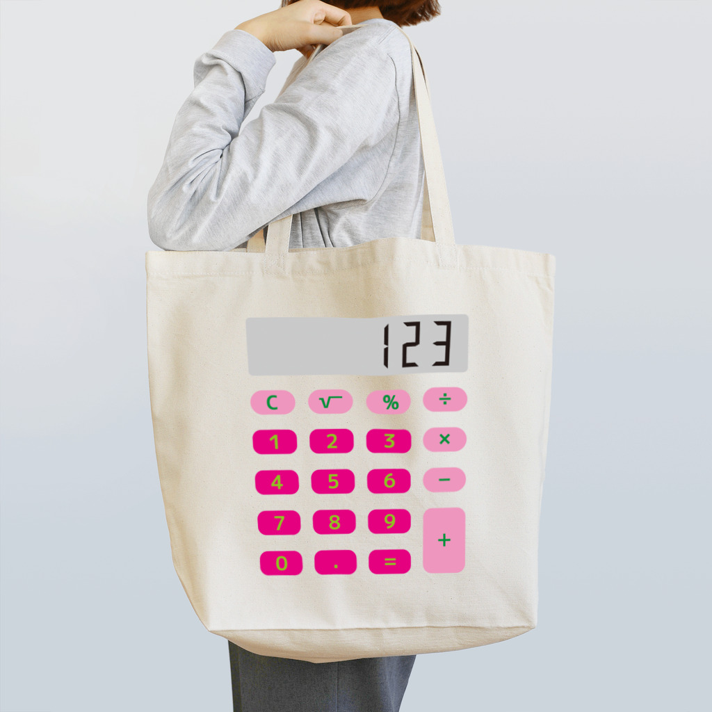 フォーヴァの電卓ピンク Tote Bag