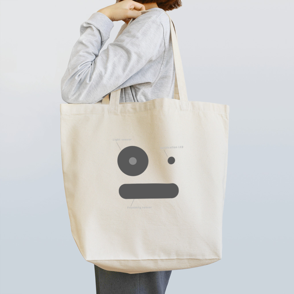 牛のTシャツ屋のスマホのセンサー部 Tote Bag