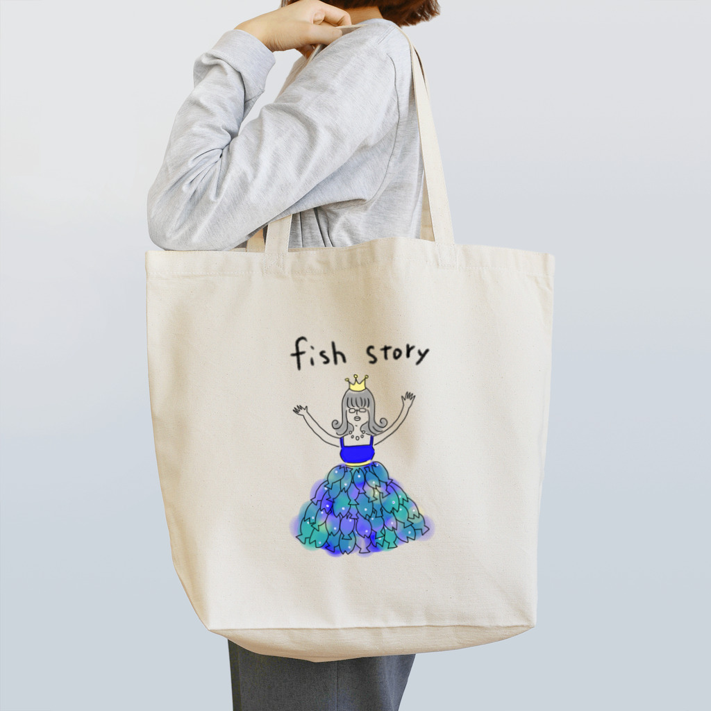 Kamei Rinzoのfish story Tote Bag