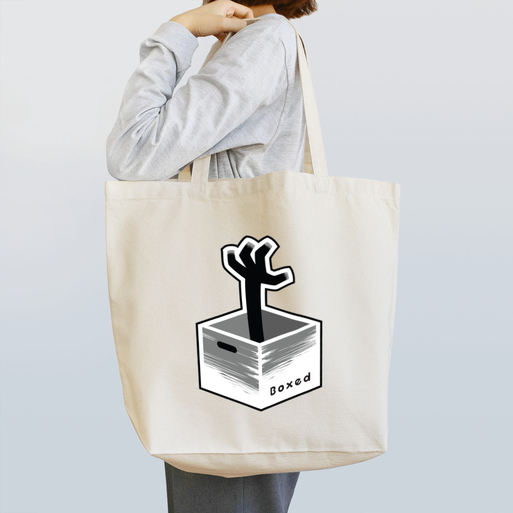 ツギハギ ニクの【Boxed * Horror】黒Ver Tote Bag