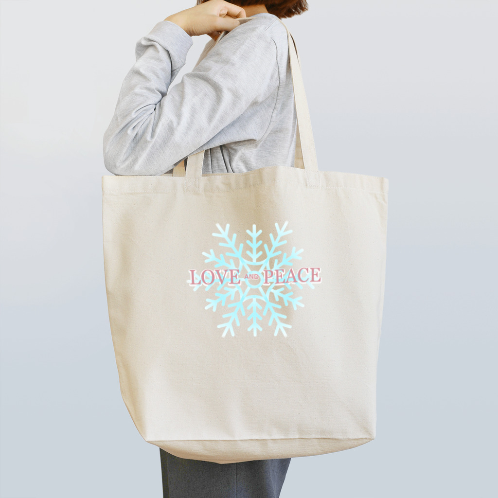 sakuranonakanoharunokazeの雪の結晶 Tote Bag