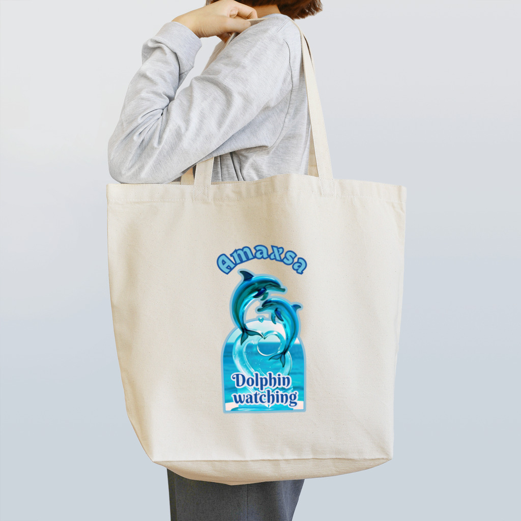 H.webPのAmaxsaイルカウォッチング-X-Pro Tote Bag