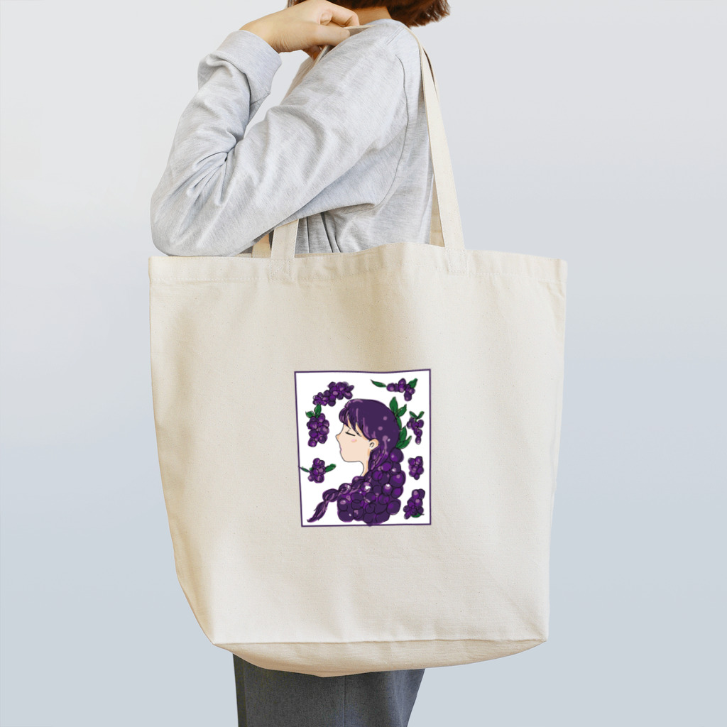 あかいろのぶどうっ子 Tote Bag