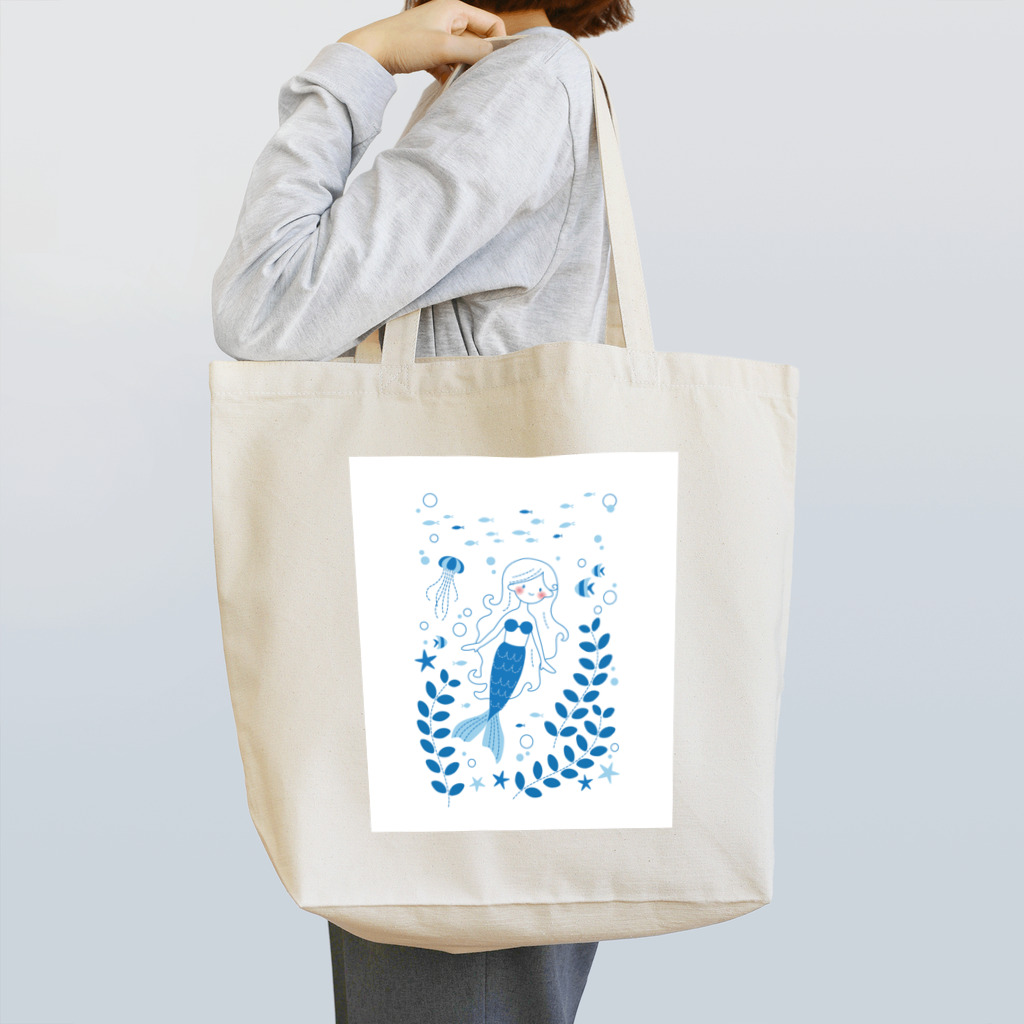 rakugakicabinの人魚姫 Tote Bag