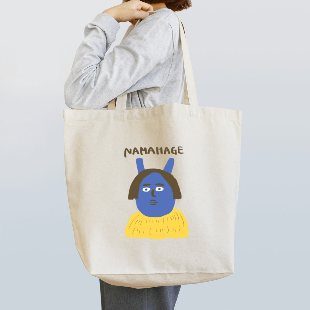 さいとう たまのなまはげ 青 Tote Bag