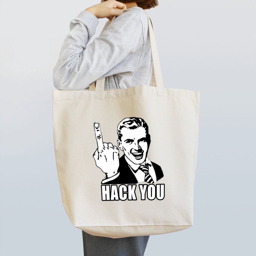 kitunetukiのHACK YOU Tote Bag