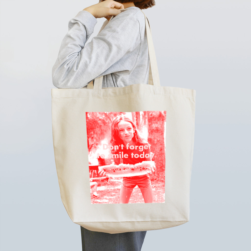 その物語を忘れない。のDon't forget to smile today. Tote Bag