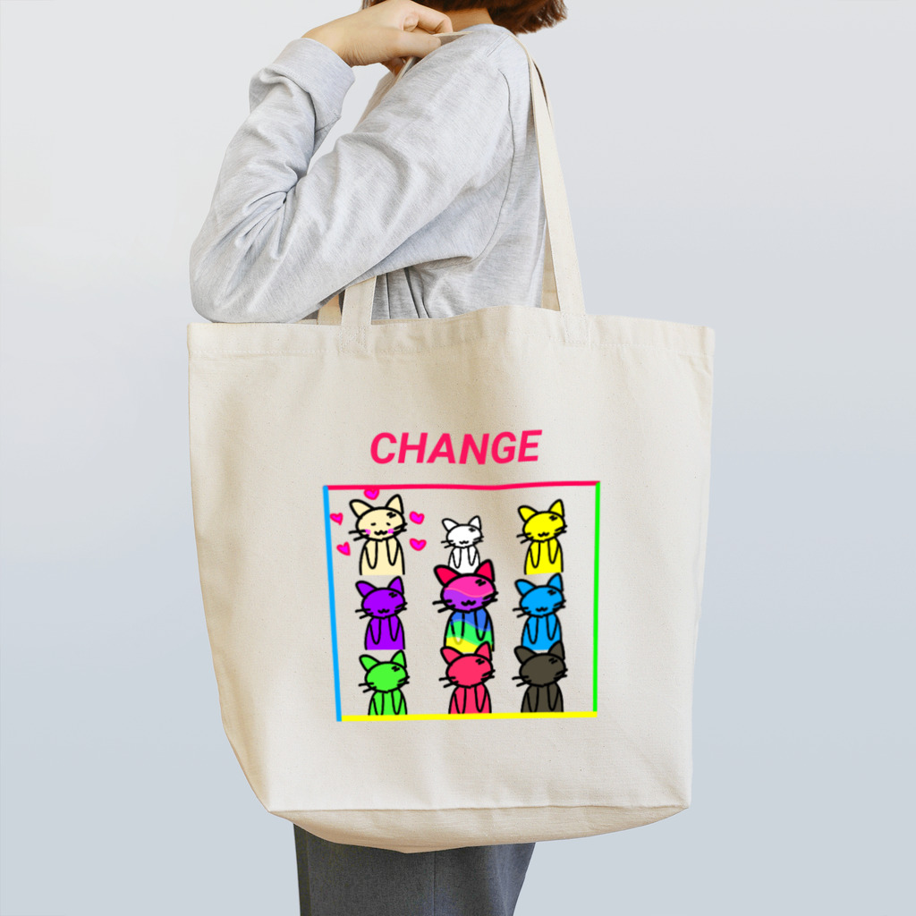 まるのねこは可愛いシルエット Tote Bag