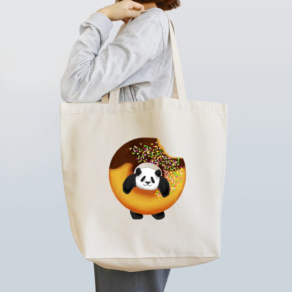 ROMのドーナツパンダ Tote Bag