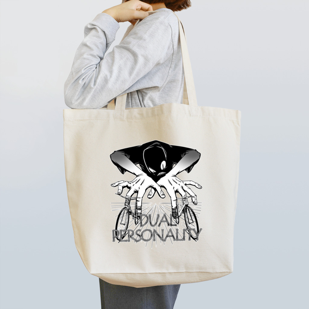 nidan-illustrationの"DUAL PERSONALITY"(B&W) #1 Tote Bag