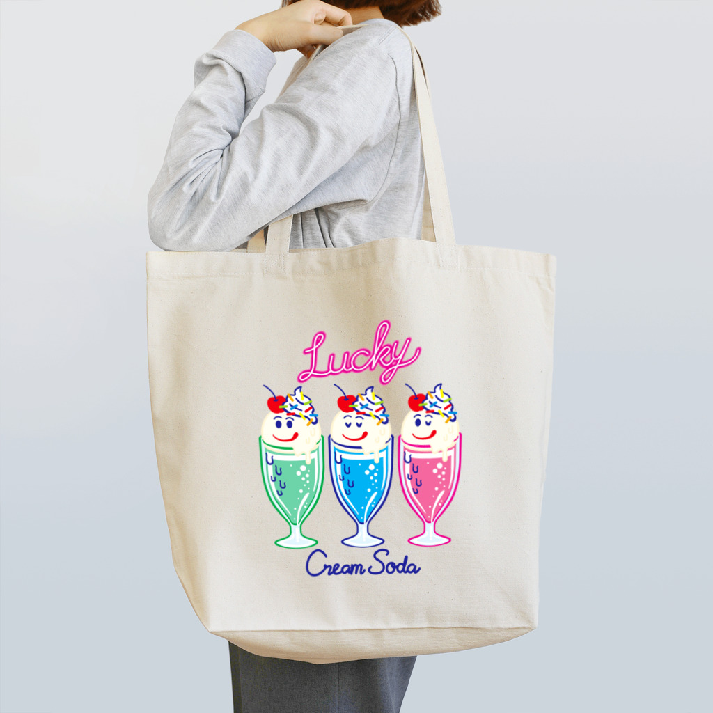 ヤンヤン商店のラッキークリームソーダ Tote Bag