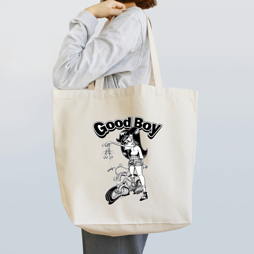 nidan-illustrationの"Good Boy" トートバッグ