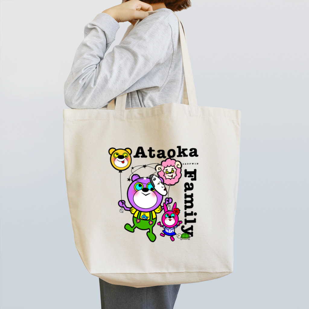 (   ¯−¯ )のAtaoka Family Logo Full ver. トートバッグ
