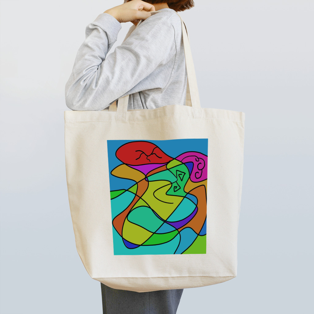 junsen　純仙　じゅんせんのJUNSEN（純仙）立体の丘A Tote Bag