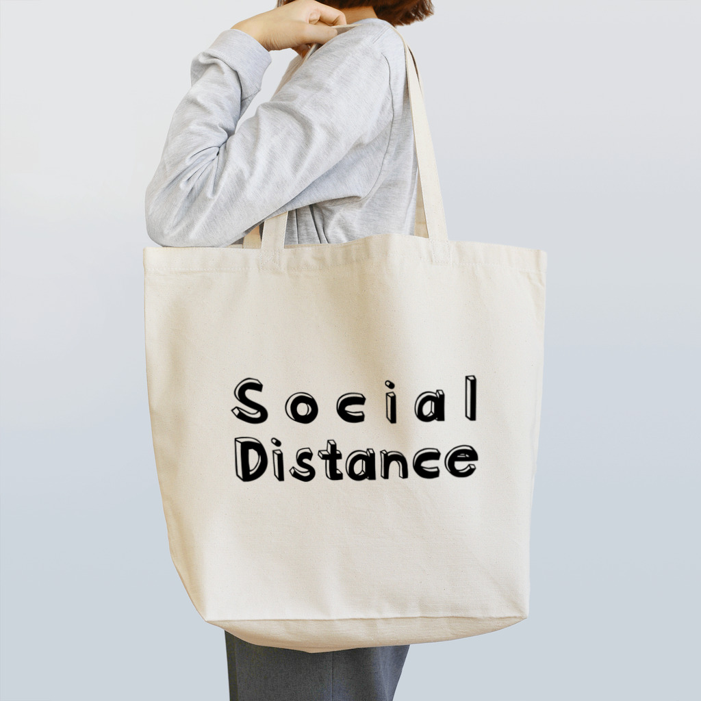 Printのソーシャルディスタンス / socialdistance Tote Bag
