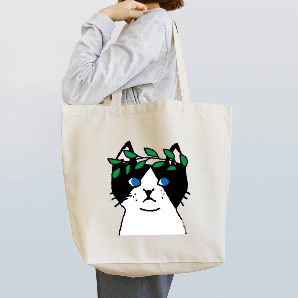 mapechiのハチワレねこ、ハッチは女の子 Tote Bag