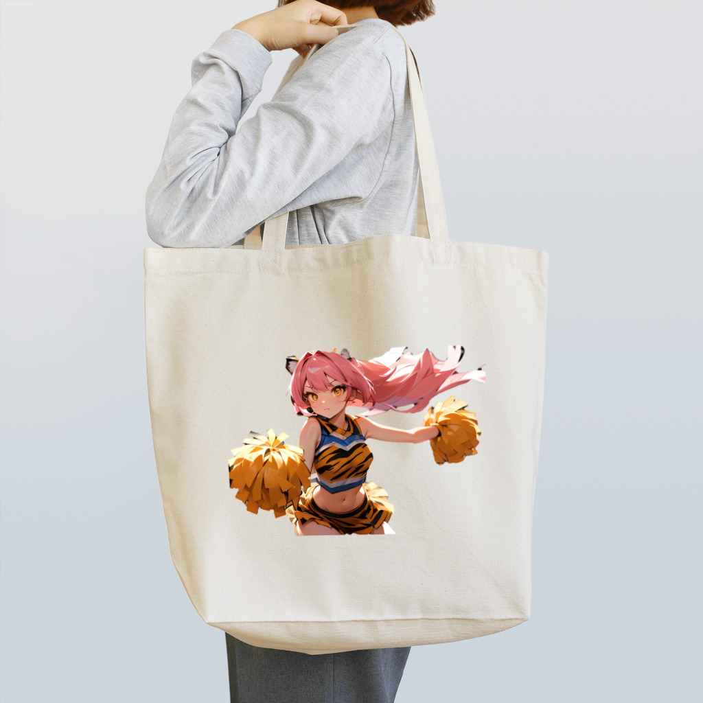 yu_uyふろんてぃあのTORA GIRLS Tote Bag