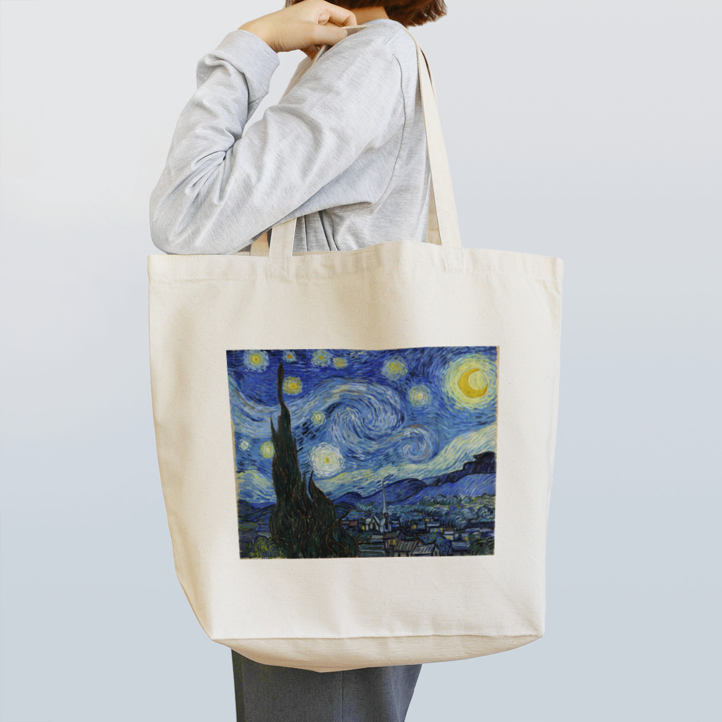 世界美術商店の星月夜 / The Starry Night トートバッグ