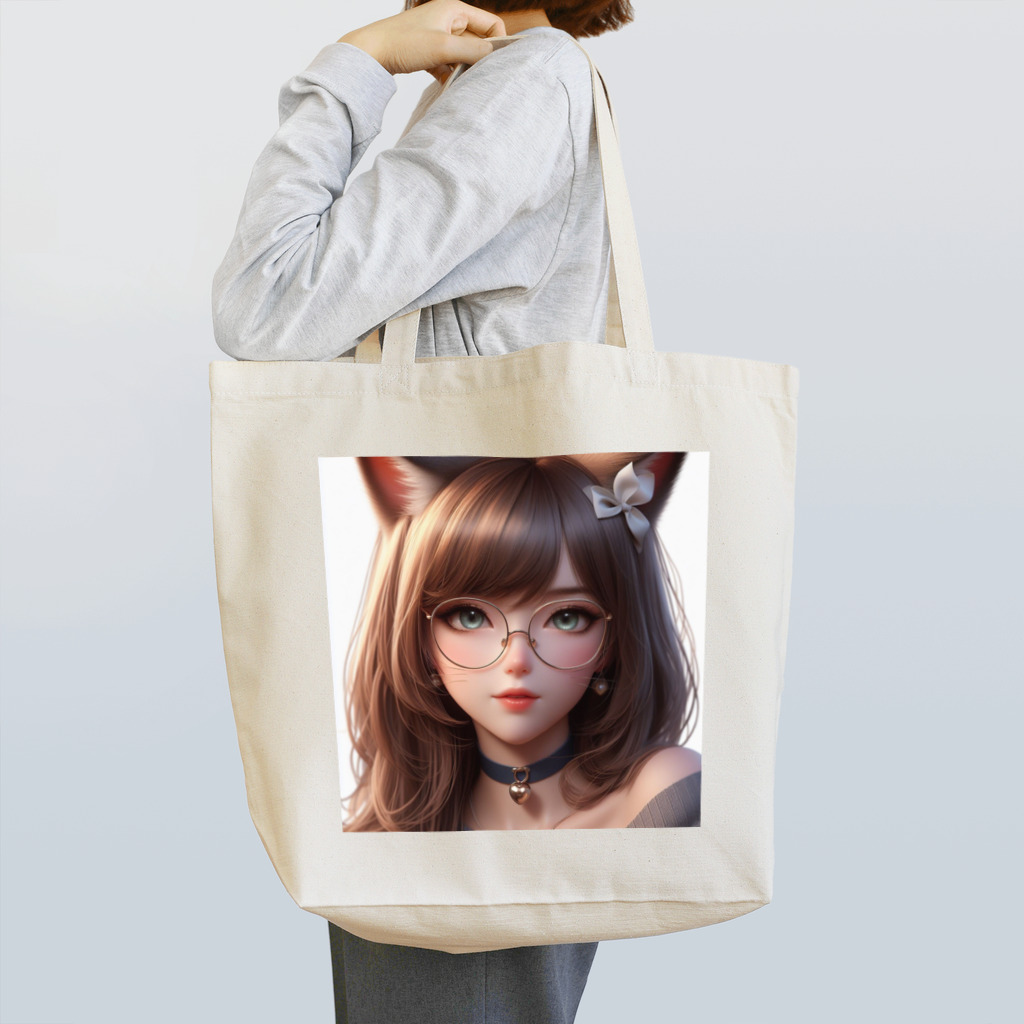 yos-1292583のねこニコばん Tote Bag