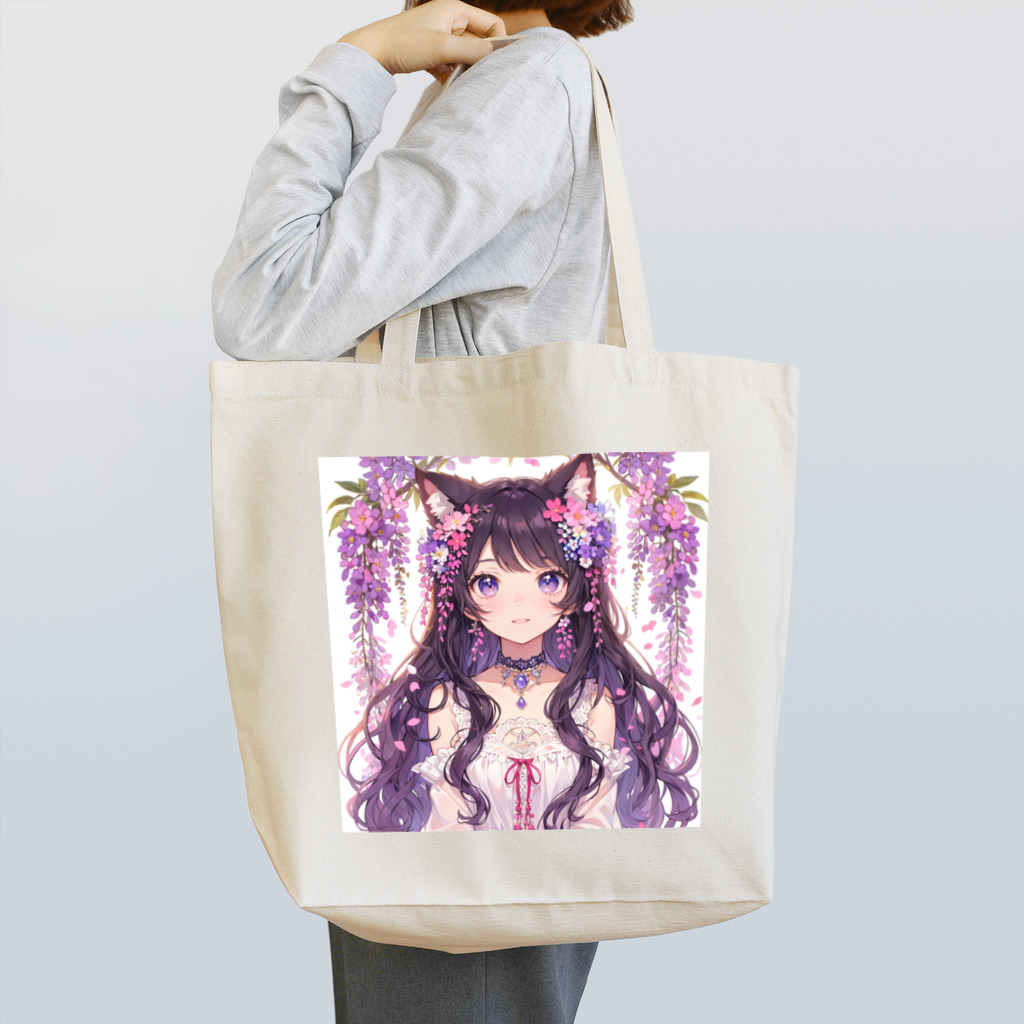 yos-1292583のねこニコばん Tote Bag