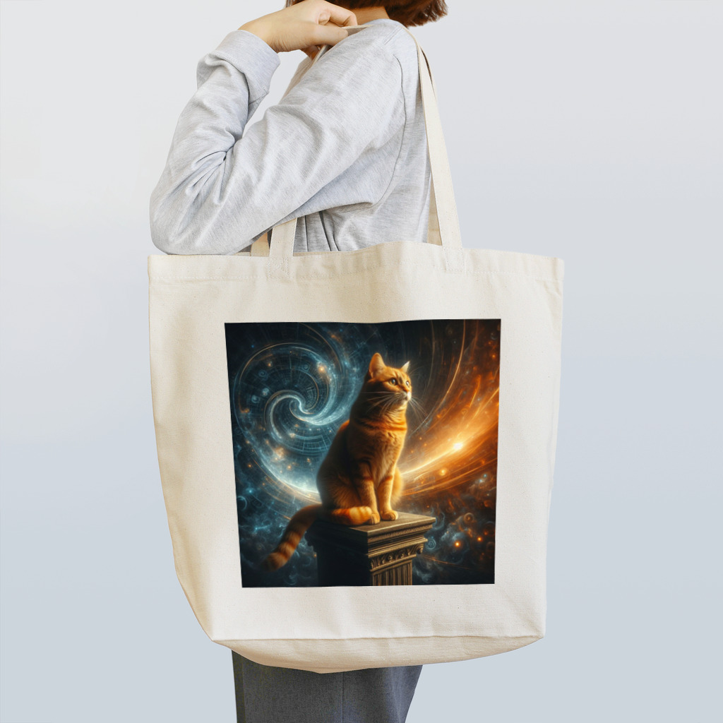 yos-1292583のねこニコばん Tote Bag