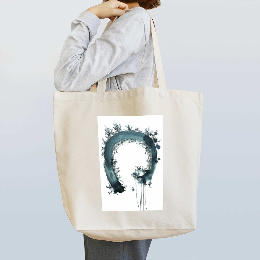 西垣肇也樹のオリジナルグッズの円相トート　くりぬきデザイン Tote Bag