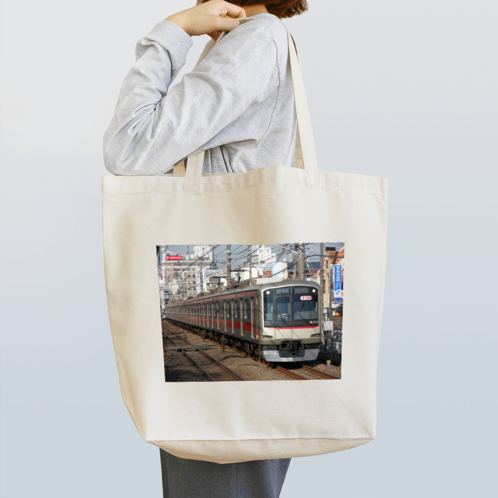 アクセルスタイルの東急東横線の電車 トートバッグ