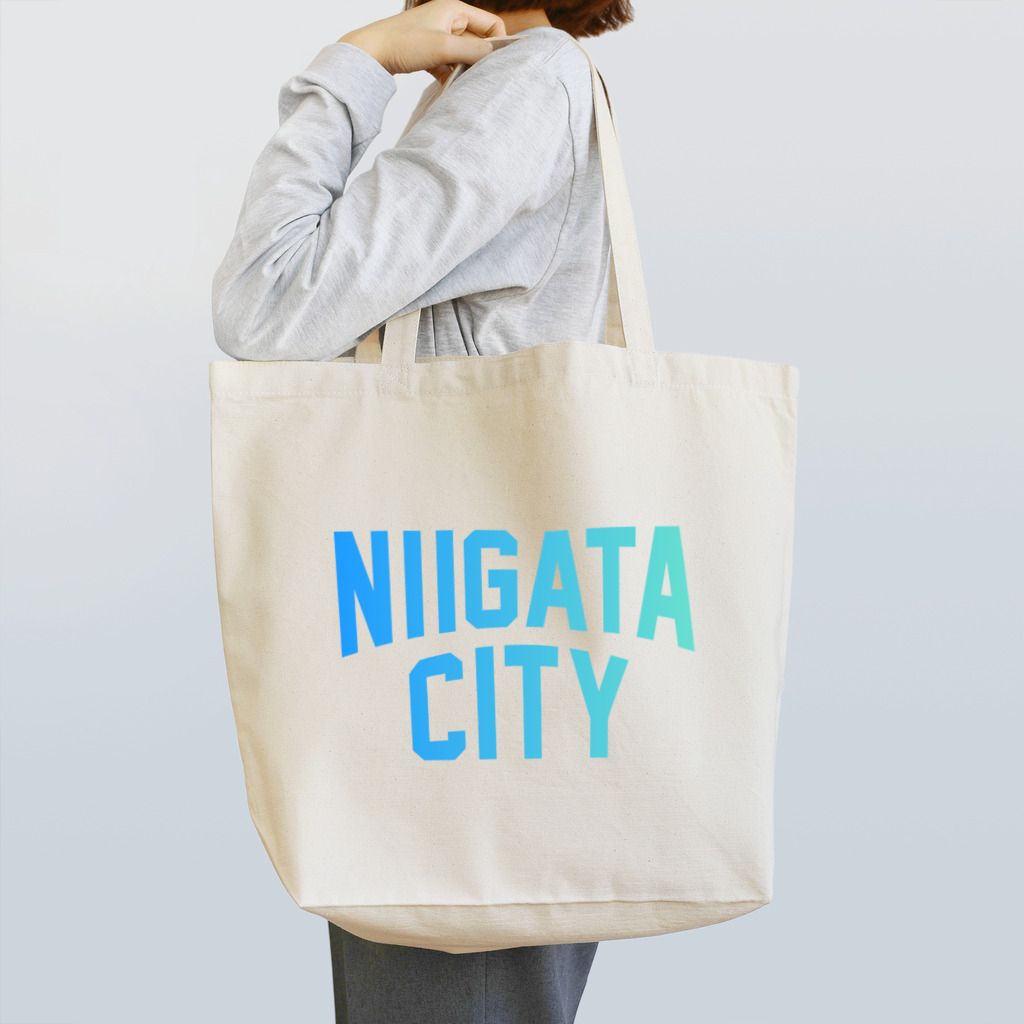 JIMOTOE Wear Local Japanの新潟市 NIIGATA CITY Tote Bag