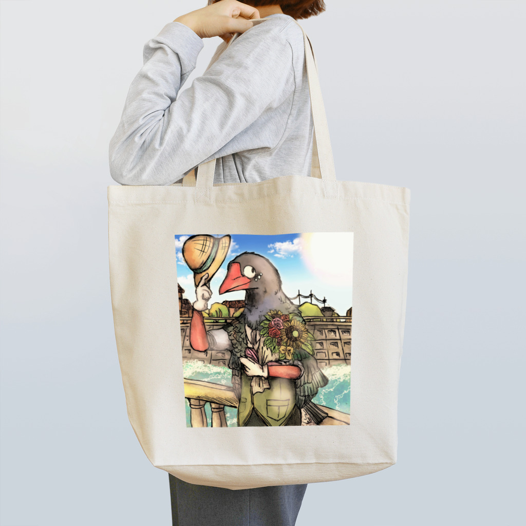 🏵🌸 片道 美春 （Katamichi)🌸🏵の🌅　Takahē  🏙️ タカへ Tote Bag