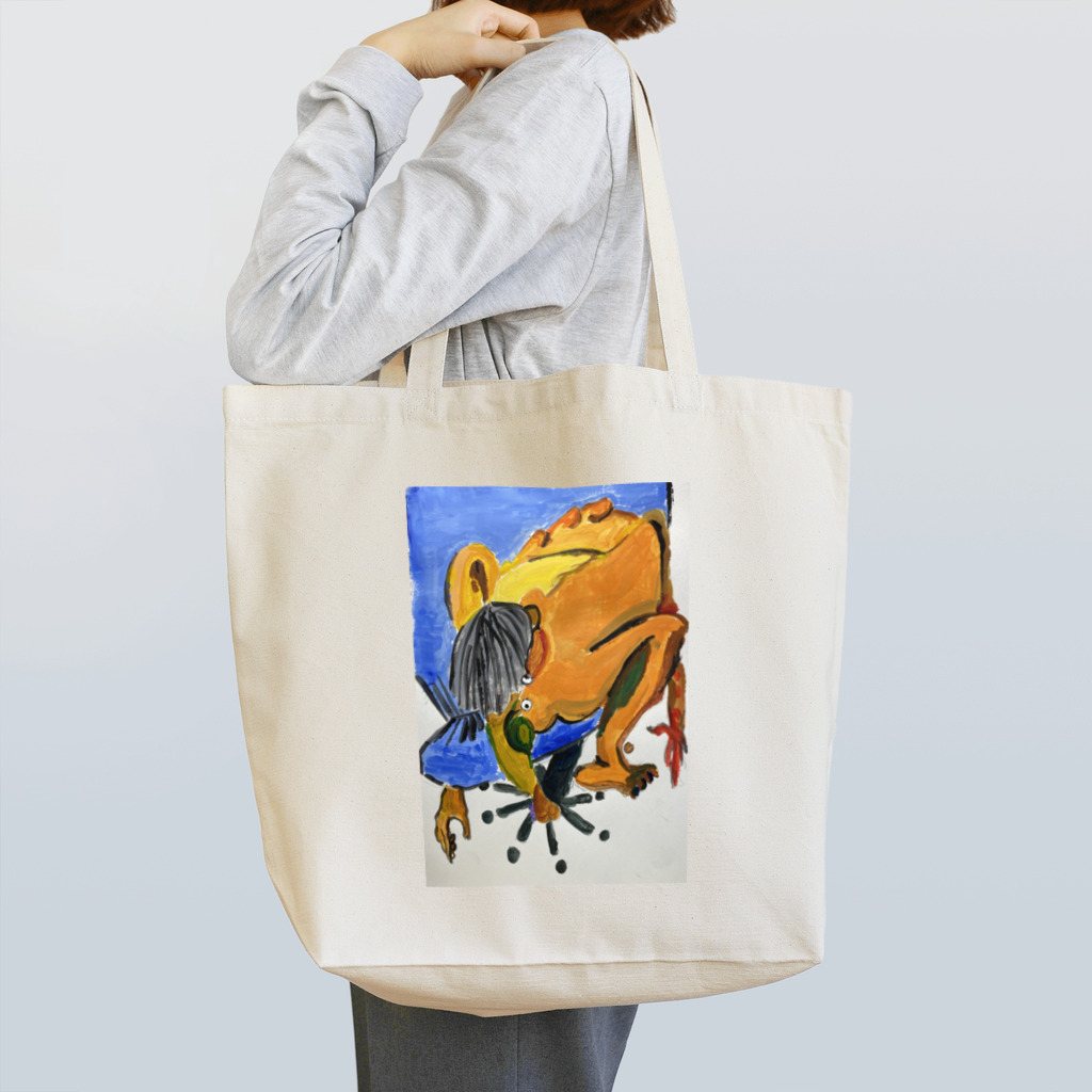 青色ピーナッツの倦怠感 Tote Bag